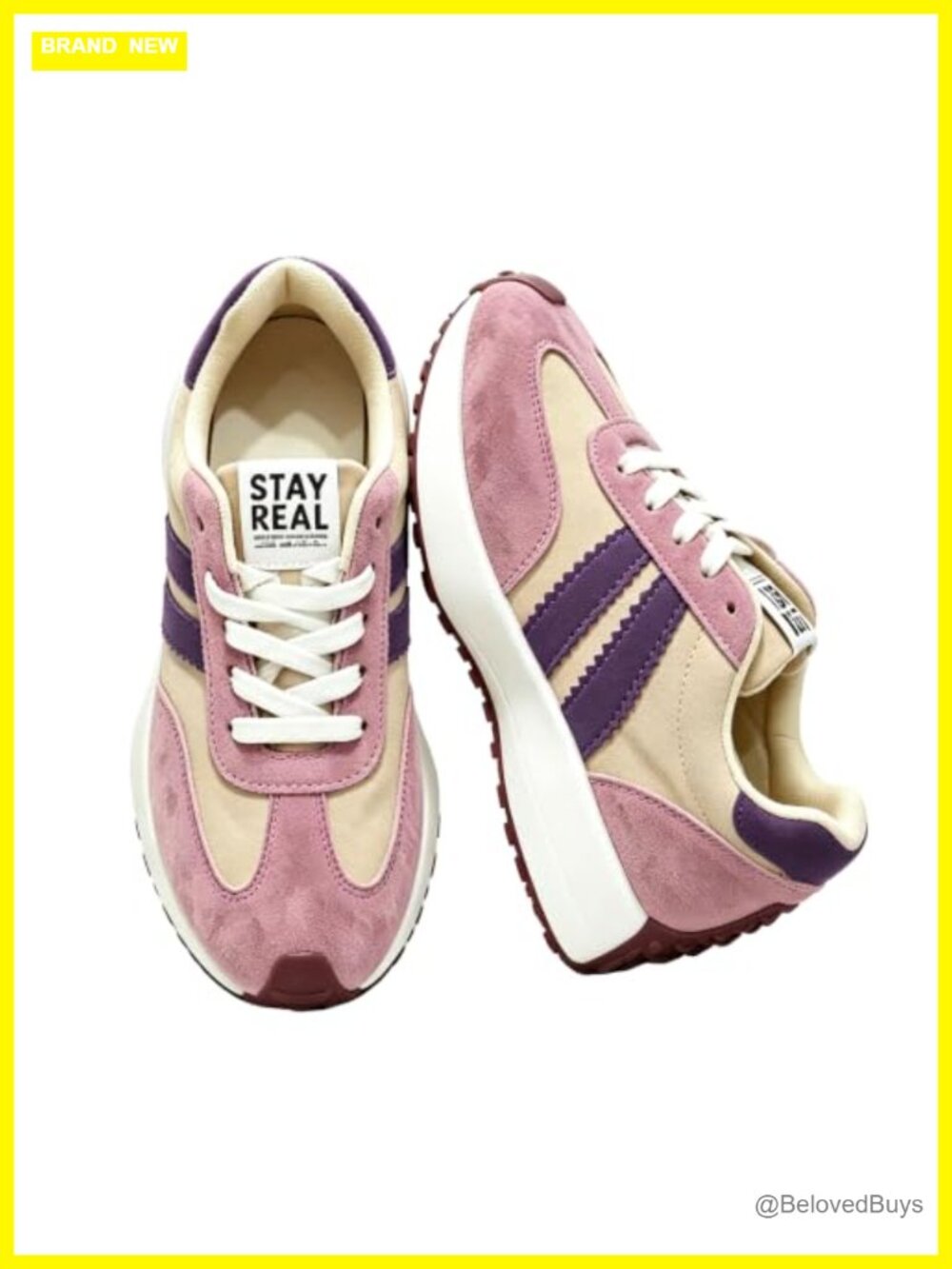 Womens Retro Fashion Sneakers Faux Suede Nylon Casual Tennis Walking Shoes